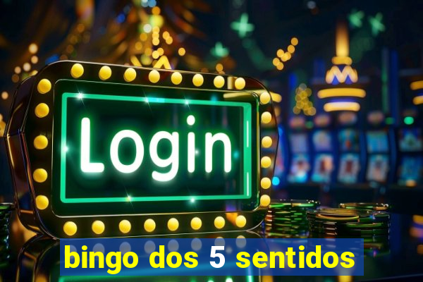 bingo dos 5 sentidos